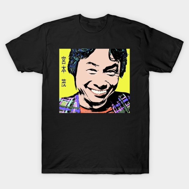 Shigeru Myamoto POP #1 T-Shirt by SiSuSiSu